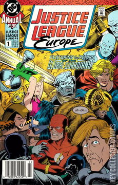 Variant Cover for Justice League Europe Annual #1