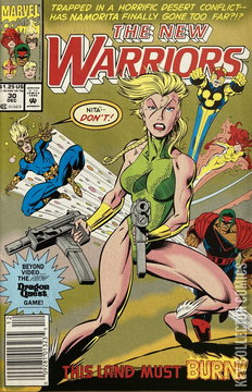 Variant Cover for New Warriors #30