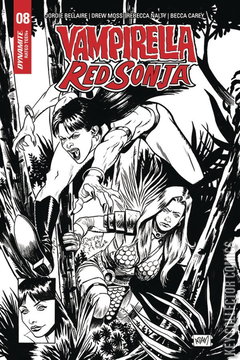 Variant Cover for Vampirella / Red Sonja #8