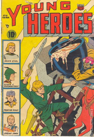 Cover art for Young Heroes #35