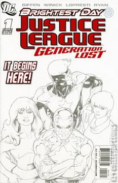 Variant Cover for Justice League: Generation Lost #1