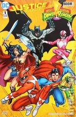 Cover for Justice League / Power Rangers #1