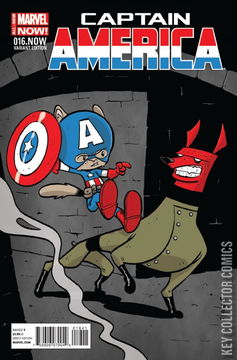 Variant Cover for Captain America #16.NOW