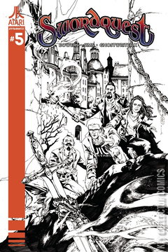 Variant Cover for Swordquest #5