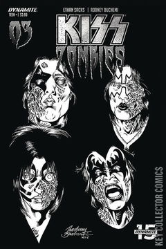 Variant Cover for KISS / Zombies #3