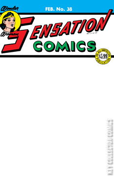 Variant Cover for Sensation Comics #38