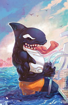 Variant Cover for Street Sharks Annual #2026