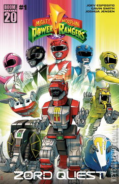 Variant Cover for Mighty Morphin Power Rangers: Zord Quest #1