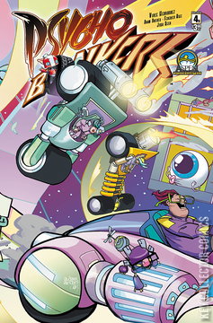 Variant Cover for Psycho Bonkers #4