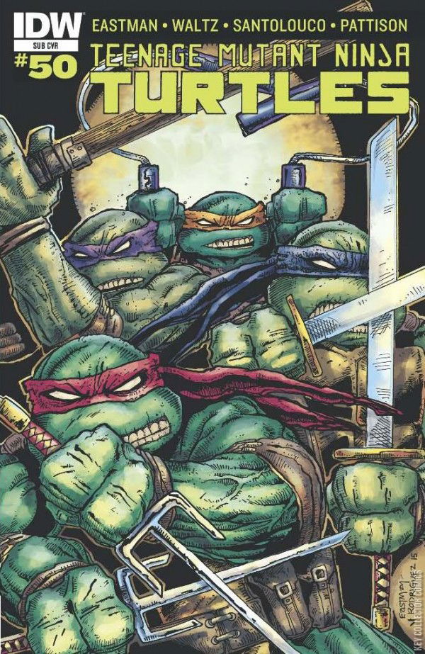 Teenage Mutant Ninja Turtles #50 Subscriber Published Octob