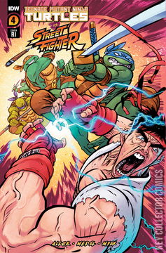 Variant Cover for Teenage Mutant Ninja Turtles vs. Street Fighter #4