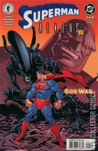 Superman / Aliens 2: God War #1