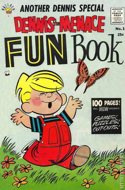 Dennis the Menace Fun Book by Hallden Fawcett | Key Collector Comics