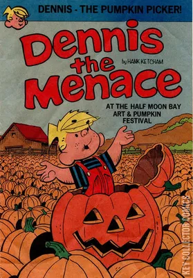Dennis the Menace at  the Half Moon Bay Art & Pumpkin Festival