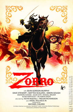 Variant Cover for Zorro: Man of the Dead #1