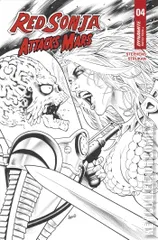 Variant Cover for Red Sonja Attacks Mars #4