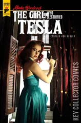 Variant Cover for Minky Woodcock: The Girl Who Electrified Tesla #3