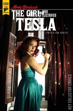 Variant Cover for Minky Woodcock: The Girl Who Electrified Tesla #3