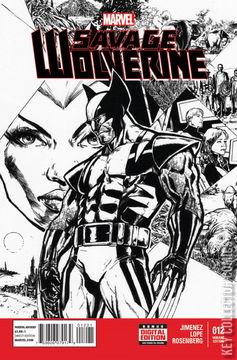 Variant Cover for Savage Wolverine #12