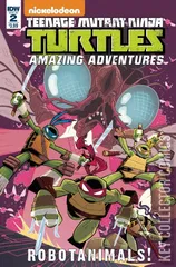 Cover for Teenage Mutant Ninja Turtles: Amazing Adventures - Robotanimals #2