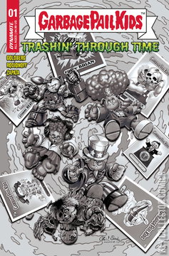 Variant Cover for Garbage Pail Kids: Trashin' Through Time #1