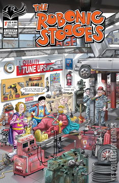 Variant Cover for Robonic Stooges Return, The #1