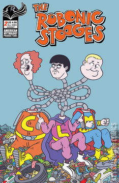 Variant Cover for Robonic Stooges Return, The #2