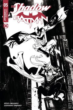 Variant Cover for The Shadow / Batman #5