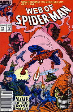 Variant Cover for Web of Spider-Man #84