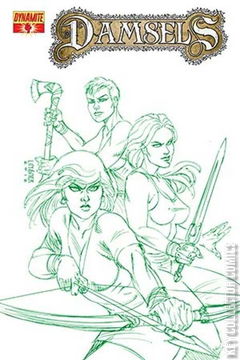 Variant Cover for Damsels #4