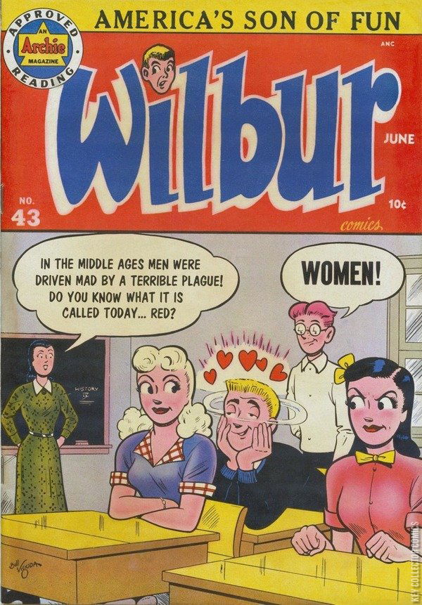 Cover art for Wilbur Comics #43