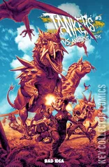 Variant Cover for Tankers vs Ancient Aliens #3