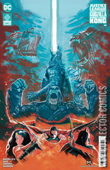Variant Cover for Justice League vs. Godzilla vs. Kong #6