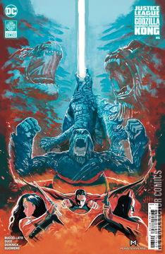 Variant Cover for Justice League vs. Godzilla vs. Kong #6