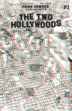 Variant Cover for Hank Howard, Pizza Detective: The Two Hollywoods #2