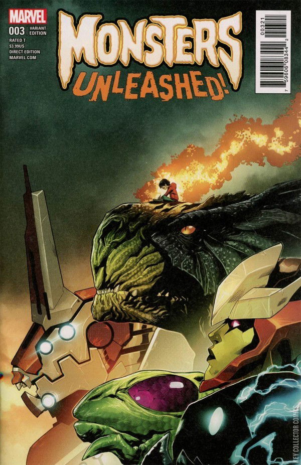 Variant Cover for Monsters Unleashed #3