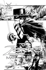 Variant Cover for Zorro: Man of the Dead #3
