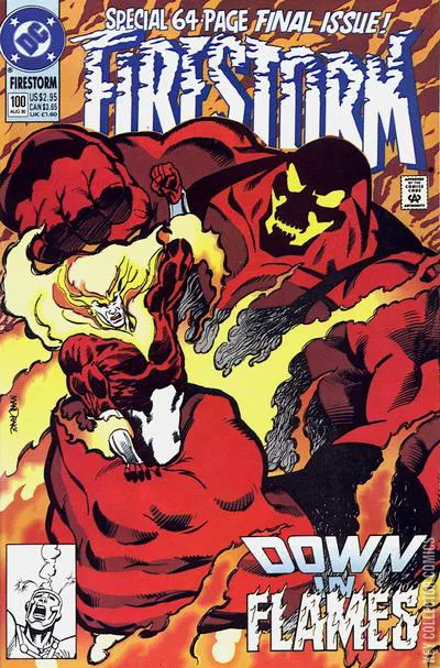 Cover art for Firestorm the Nuclear Man #100