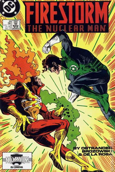 Cover art for Firestorm the Nuclear Man #66