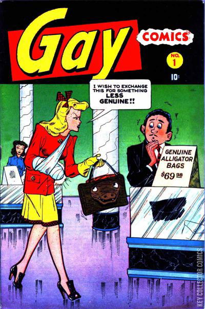 Gay Comics 1 Published March 1944 Key Collector Comics 5608