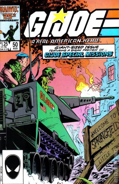 G.I. JOE A Real American Hero #25 popular 1st Dreadnoks-comic book Marvel