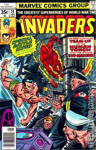 The Invaders #8 1976- UNION JACK- Marvel COMIC BOOK FN: (1977) Comic