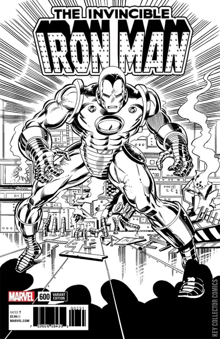 Cover art for Iron Man #600 1:1000
