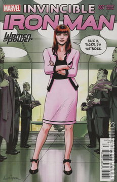 Variant Cover for Invincible Iron Man #7