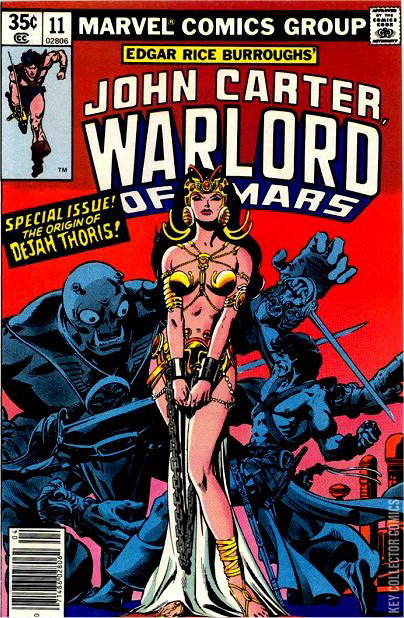John Carter Warlord of Mars #11 Published April 1978 |