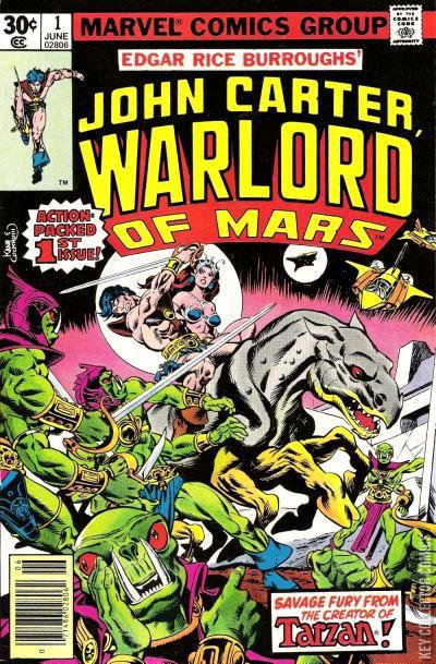John Carter Warlord of Mars by Marvel | Key Collector Comics