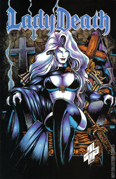 LADY DEATH THE RECKONING #1 cheapest FRENCH EURO VARIANT CHROMIUM 1998