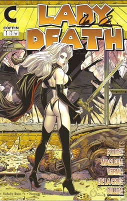 Lady Death Homage Covers