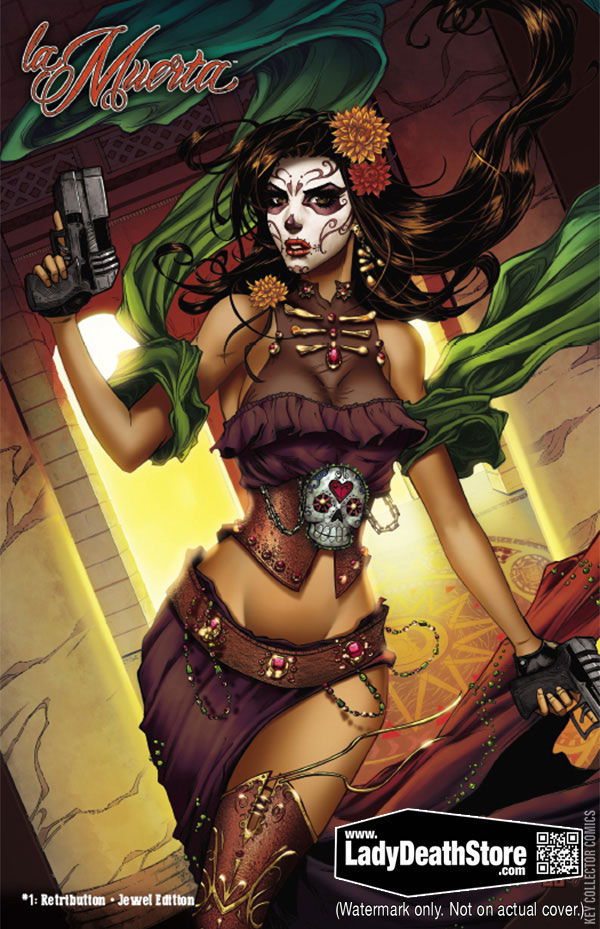 La Muerta Descent #1 Crimson Sketch outlets Variant Cover by Richard Ortiz (LIMITED RUN