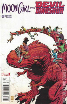 Variant Cover for Moon Girl and Devil Dinosaur #7